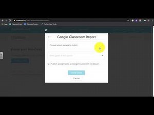 Importing Google Classroom Classes into Readworks
