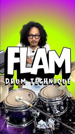 Belajar drum | Flam drum technique || #drumtechique #drummer #drums #drumming #drumlessons #music