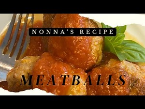 Nonna’s Meatballs