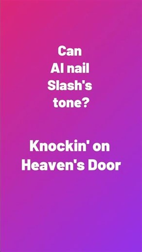 AI builds Quad Cortex preset for Knockin' on Heaven's Door — Guns N' Roses