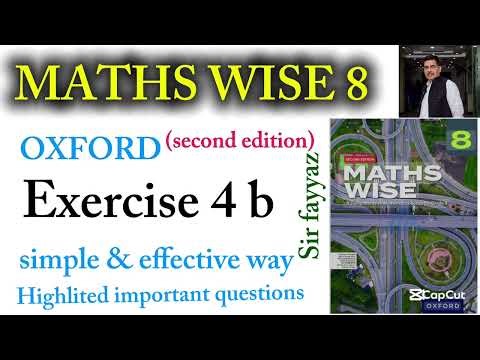 MATHS WISE 8 | EXERCISE 4B | UNIT 4 | Financial Arithmetic | EX 4B | Chapter 4 | sir fayyaz | 8th