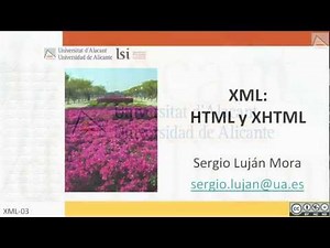 XML: HTML y XHTML