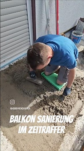 Balkon Sanierung im Zeitraffer 🛠️🏡