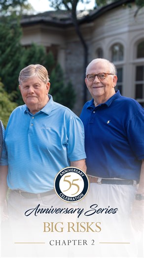We’re continuing our anniversary series as part of our 55-year celebration at Traton Homes. In Chapter 2, founders Bill and Milburn Poston reflect on the risks they took in the early days, putting everything they had on the line to build a company with integrity. That commitment still defines how we operate and why trust has always mattered to our family-owned business. Follow the series and learn more about our story at TratonHomes.com. | Traton Homes