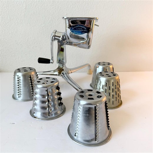 Vintage Saladmaster V Stainless Steel Salad Maker Food Processor Full Set - Saladmaster Cookware - Mid Century Kitchen Tool - Etsy