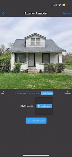Remodel AI App Exterior Remodel Quick Tutorial