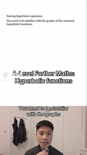 Understanding Hyperbolic Functions in A-Level Further Maths