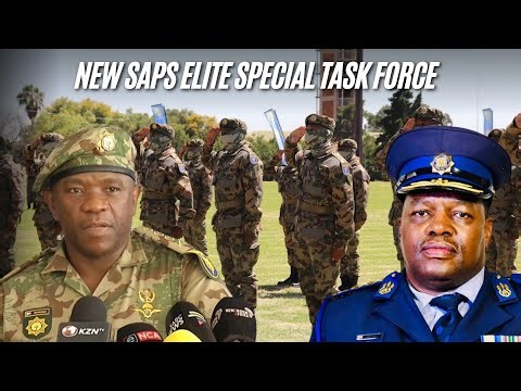 General Fannie Masemola & General Nhlanhla Mkhwanazi Pin Wings on New SAPS Elite Special Task Force