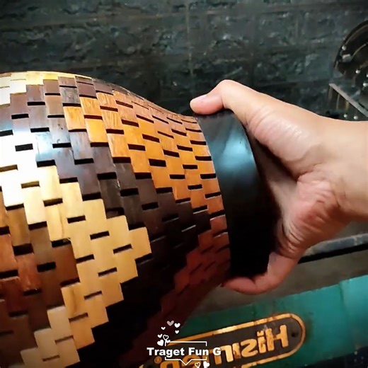 Open Segmented Without Stomper #woodturning #woodworking #woodart | Traget Fun G𓃲 𓃡