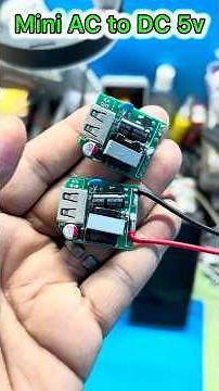 AC to DC 5 Volt Circuit #howto #electronic #circuit #actodc #miniactodccircuit