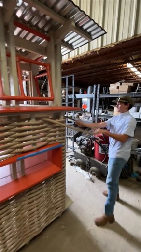 How many hands does it take to weave a rope exterior on a playhouse?!🪢Check out the amazing work by Coats Homes on the NEST! See all 10 custom designed and created playhouses at NorthPark Center begining Friday, June 13 🙌 Dallas CASA Parade of Playhouses! The Nest by: SHM Architects, Coats Homes, and Davis-Hawn Lumber Company | Dallas CASA
