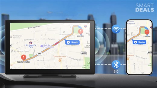 Upgrade your old car with a backup camera and Apple CarPlay for $0.33 per day