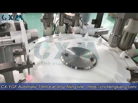Eye-drop filling machine 10ml | Automatic eye drops filling capping machine