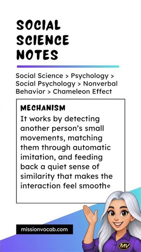 Chameleon Effect: Why You Mirror Others