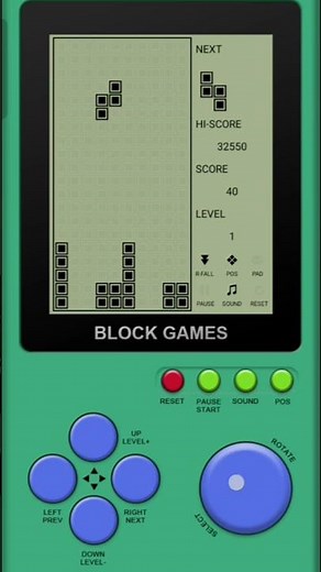 Stress Relief Tetris Gameplay 🧩 | Relaxing Classic Puzzle Game #tetris #shorts #gaming