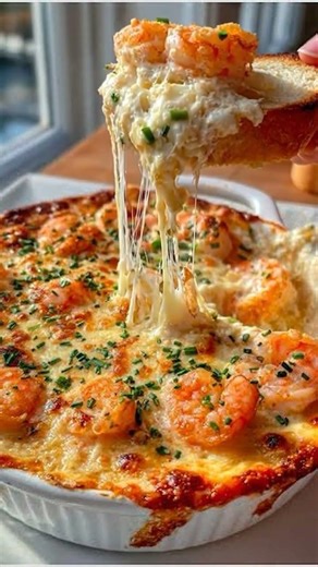 Cheesy Shrimp Dip Bake
