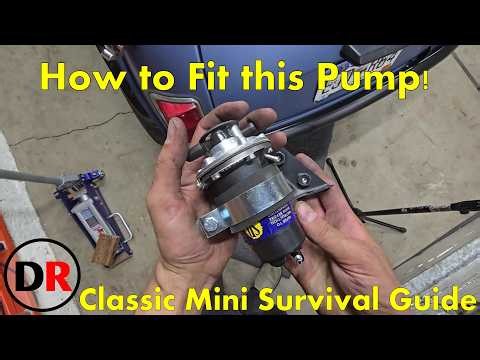 Electric Fuel pump install. Go from a mechanical to electric fuel pump. Classic Mini Survival Guide