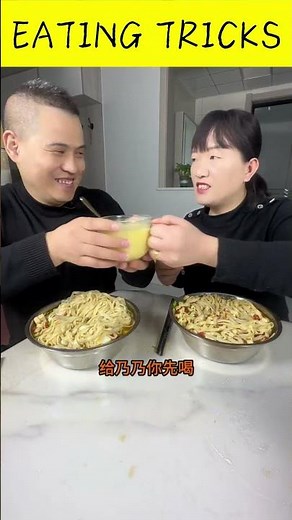 Playing a prank on my husband:Successfully controlled my husband so that he couldn't eat anything