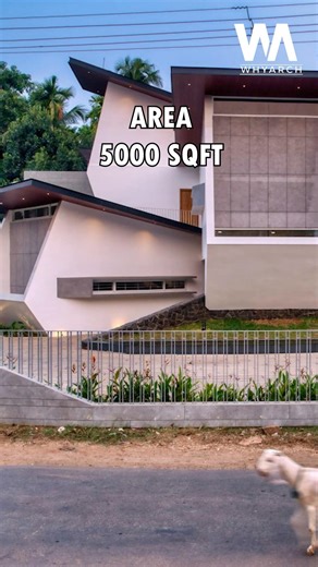 Epic 5000 sq. ft. House | Skew House |#shorts #whyarch #architecture #homedesign