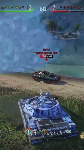 No Escape from the T-54D! 🌫️🎯| #wotconsole #moderntanks #shorts