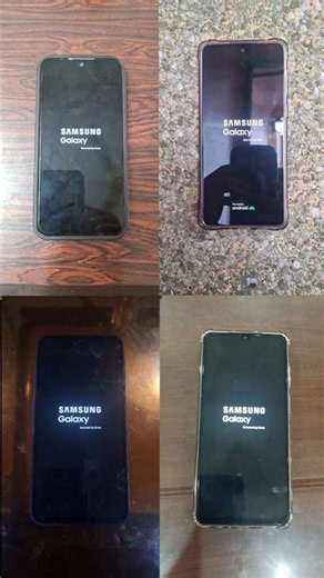 Galaxy A55 vs A73 vs A15 vs A06 5G Boot Up Test #smartphone #samsung