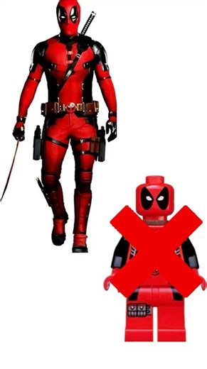 How to make Deadpool from Deadpool & Wolverine without parts in Lego (Part 3) #lego #deadpool #mcu