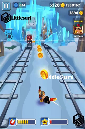 Subway Surfers North Pole Android & Ios Gameplay 20 December 2025 3 | Little surf