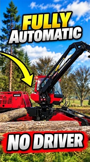 I Built a Fully Automatic Tree Harvester in FS25 #short #farmingsimulator25 #shorts