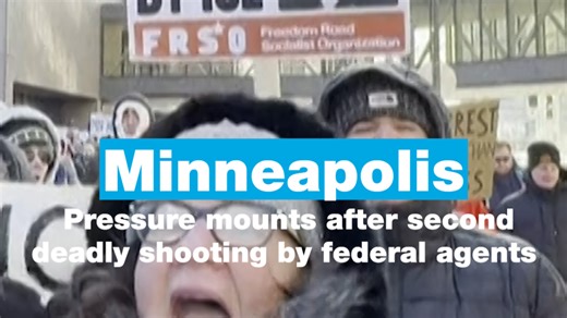 Minneapolis: Pressure mounts after second deadly shooting by federal agents