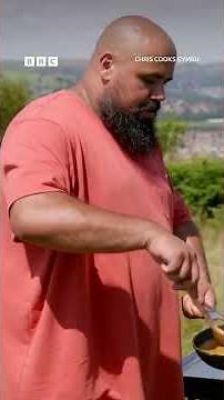 A giant Welsh rarebit cooked at the top of Caerphilly mountain