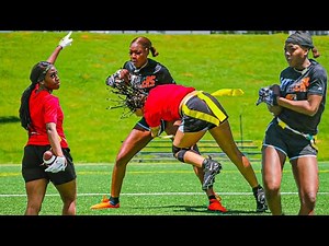 GIRLS 7on7 Football At FAMU (Mic'd Up)