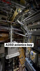 A350 avionics bay also known as the Electronic Equipment (E&E) bay is a compartment housing the aircraft's critical electronic systems essentially acting as the "brain" of the aircraft. #aviation #aviationphotography #computers | Aerocraft Mech