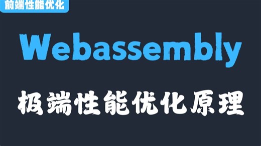 前端性能与异常监控平台全链路设计与实践，WebAssembly 极端性能优化方案