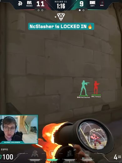 NcSlasher en acción en VALORANT Challengers SEA