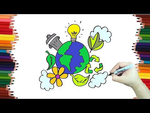 🍃 🍂 🌎 Dibujos del medio ambiente