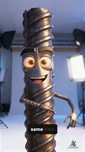 I Am TMT Steel: The Backbone of Strong Buildings! #civilengineering #constructionmaterials #concrete