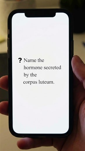 ICSE Biology One Word Question | Corpus Luteum Hormone | Class 10