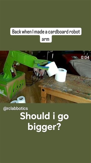 Giant Cardboard Robot arm #cardboardcraft #diy #cardboard #hydraulic