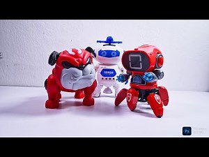Unboxing Robot RC, Remote Control Robot, M VOICE Robot, Smart Robot Remote Control Dancing Robot