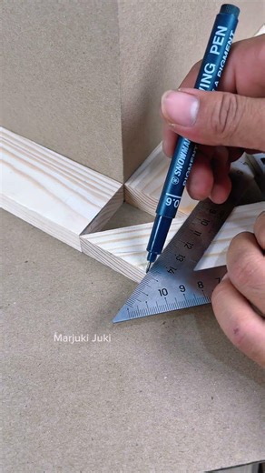Perfect 3-Way Miter Joint #woodworking #ideas #woodscraft #diy