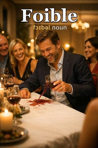 Foible meaning — A small, harmless weakness in someone’s character