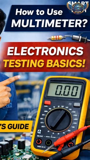 Multimeter ఎలా ఉపయోగించాలి? 🔧 | Beginner Guide TeluguHow to Use Multimeter | Electronics Testing