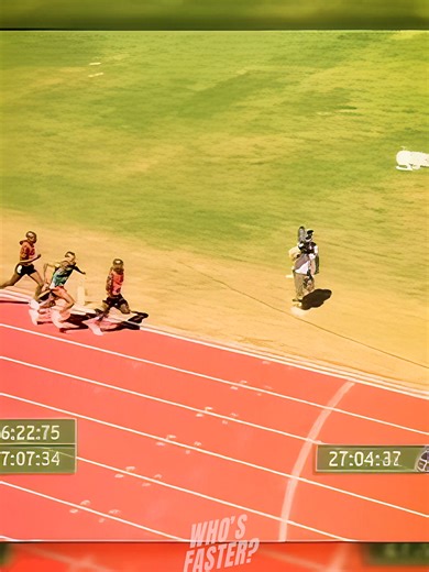 Cameramen Struggle to Keep Up with Athletes