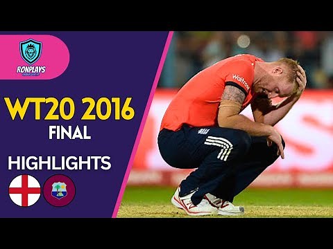 England Vs West Indies | T20 World Cup 2016 Final Full Highlights
