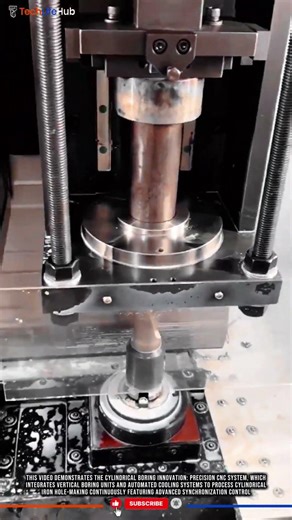 Cylindrical Boring Innovation: Precision CNC System #tech