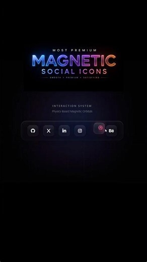 I Asked AI to Create Premium Magnetic Social Icons 🤯