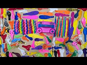 Satisfying ASMR Colorful Balloon Variety Popping Compilation 🎈✨