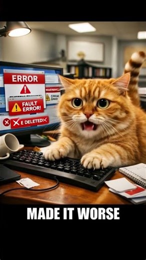 cat vs. computer chaos