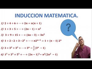 Inducción Matemática paso a paso, super fácil.