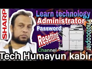 Sharp administrator password reset location.Sharp MX-M265NE MX- M264N MX-M314N || #subscribe #sharp